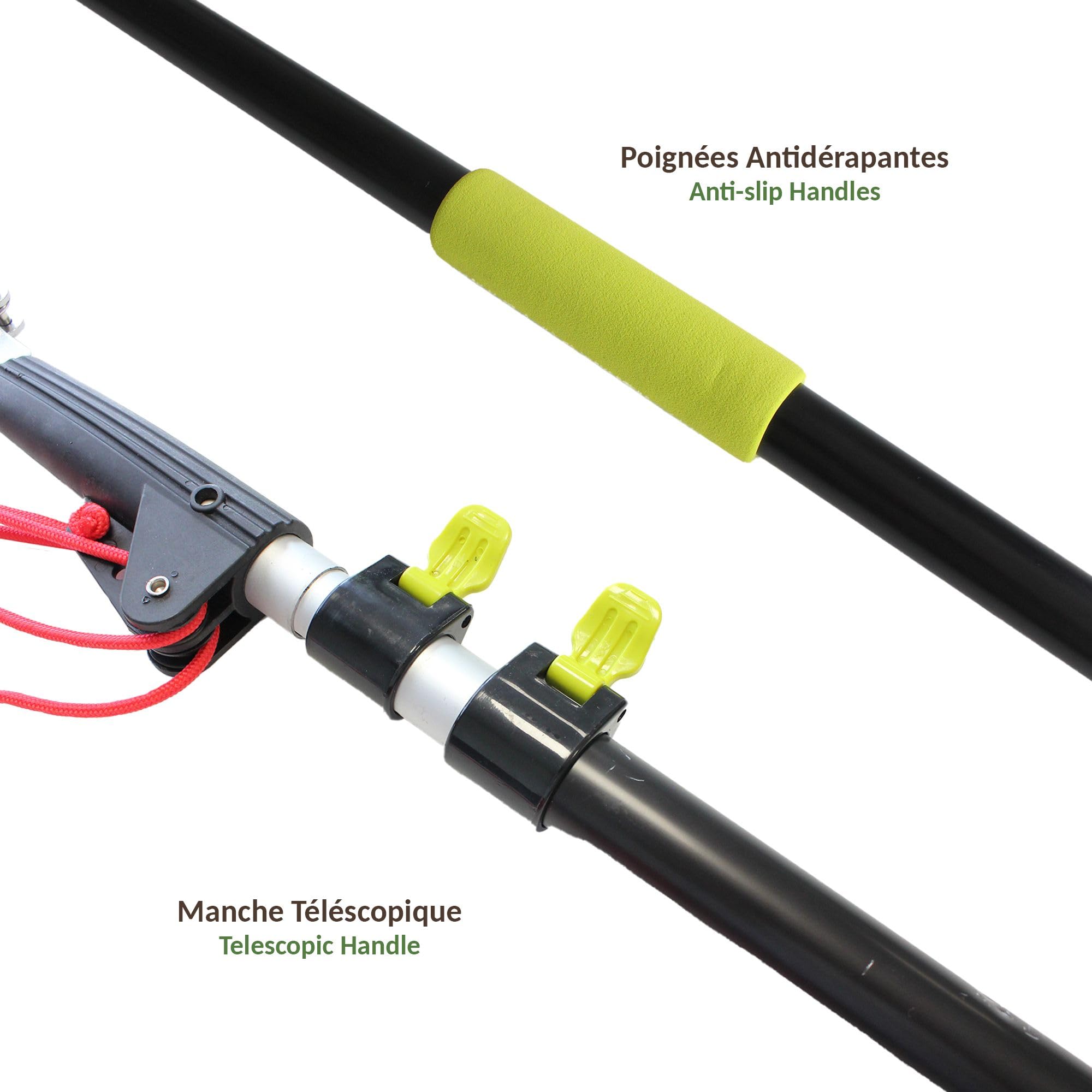 Uchwyt teleskopowy FISHTEC od 2,08 do 4,25 m