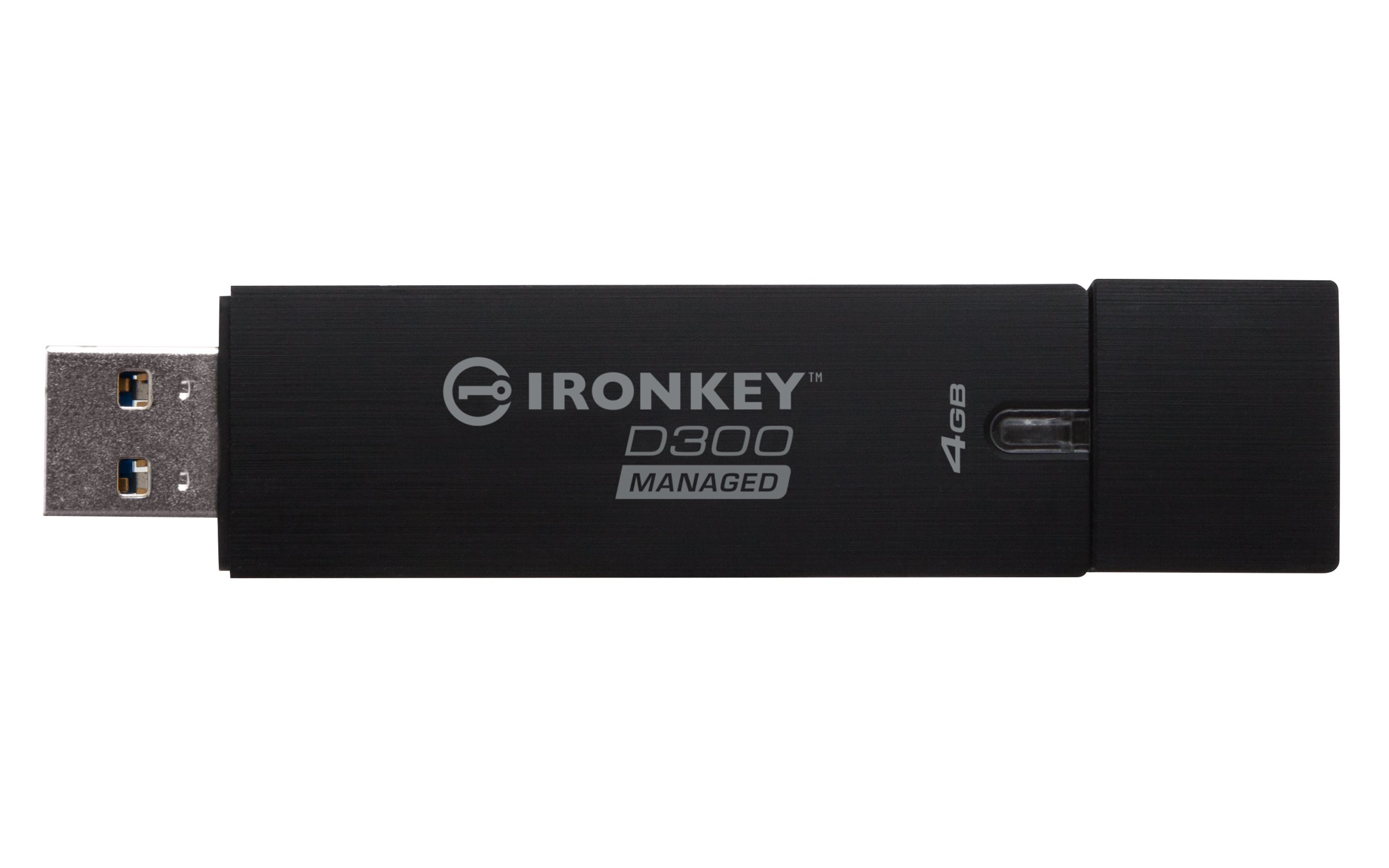 Kingston Ironkey D300 USB Drive 3.0, Protetto Mediante Crittografia, 4 GB, Managed