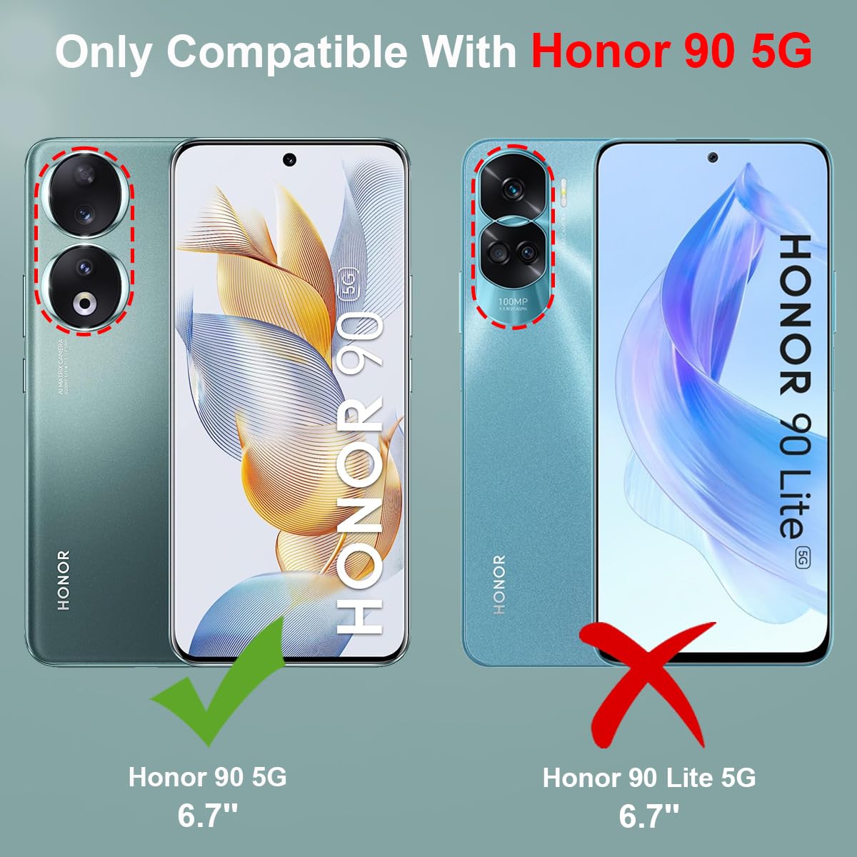 Hülle Für Honor 90 Lite 5G [2 Stück Schutzfolie] – TPU Silikon Case In Gelb, Weich & Kratzfest