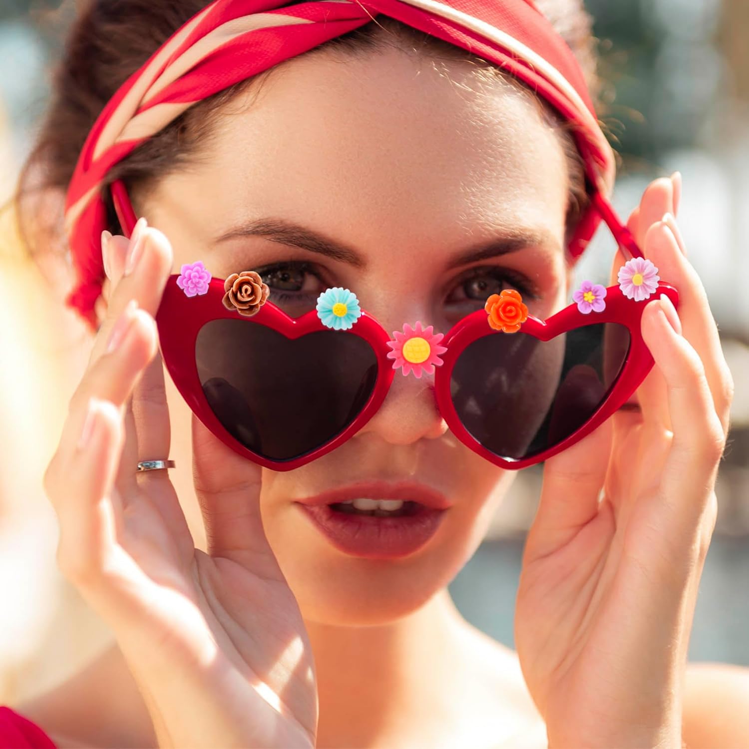 50 Pcs Mini Flowers for Crafts, Mix Color Daisy Flower Charms, Flatback Slime Charms, Cute Charm for Slime, Jewelry Making, Scrapbooking Embellishments - Image 6