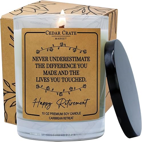 Regalo de jubilación para mujer y hombre 2025 – Divertida vela de humor para adultos, mejor compañera de trabajo, amigos, profesor, jefe, enfermera,