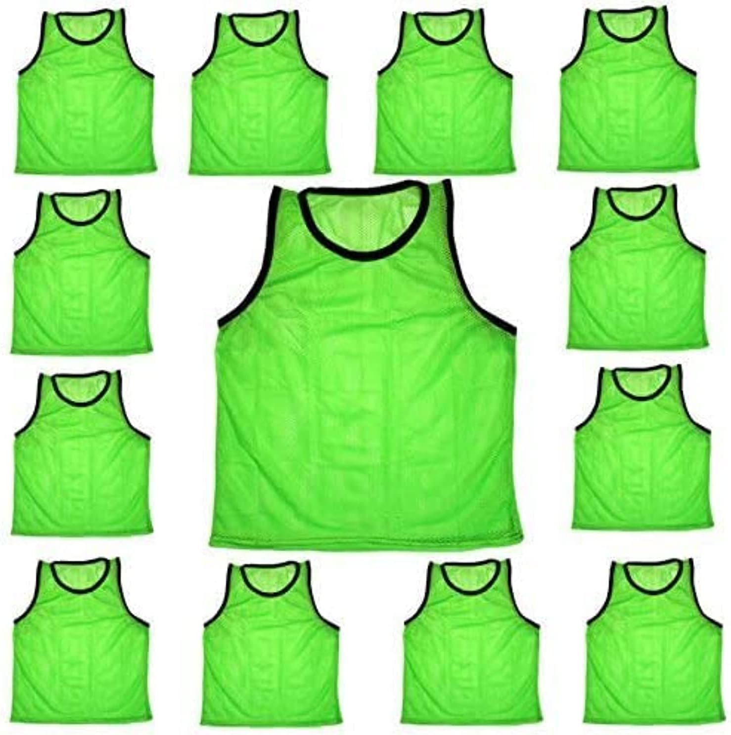 Scrimmage Training Vests Soccer Bibs Youth Set of 12 for football rugby
