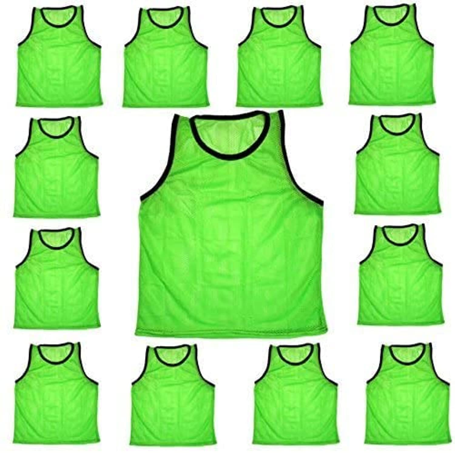 Scrimmage Training Vests Soccer Bibs Youth Set of 12 for football rugby