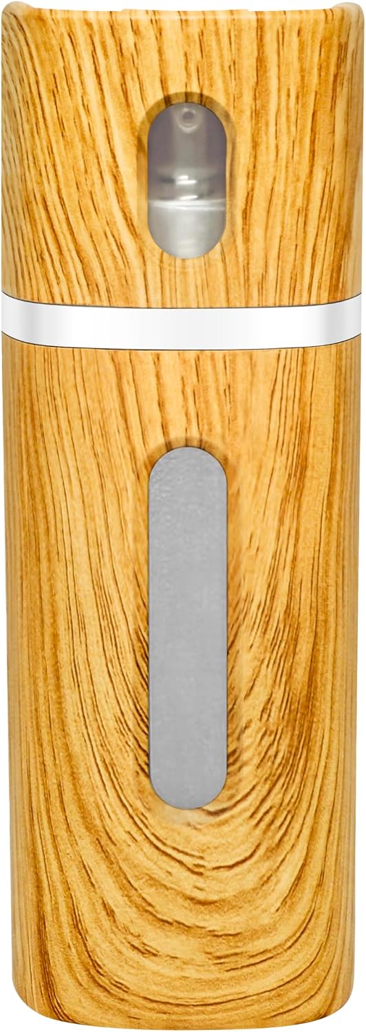 Lasunit-Lasbottle: 4 IN 1 Reusable, Potable, Leakproof, Modular Travel Liquid Dispenser, TSA Approved Toiletries and Spray Dispenser (Wood Grain)