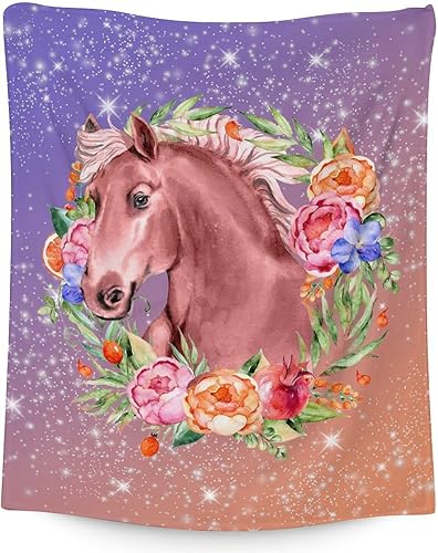 Manta de caballo de franela suave antifrisado para sofá, cama, sala de estar, regalos para decoración del hogar Manta de caballo de franela suave antifrisado para sofá, cama, sala de estar, regalos para decoración del hogar