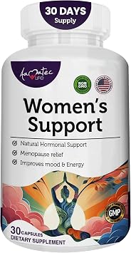 Womens Support Supplement- Natural Hormone Regulation- Menopause Support Supplement- Estrogen Rich Supplement- Active Ingredients Pills to Help Balance Hormones Non-GMO