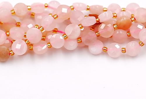 Miniatura 220 de Cuentas de piedras preciosas de primera calidad para la fabricación de joyas, cuentas de piedra natural preciosa al por mayor, 2 hebras de granate