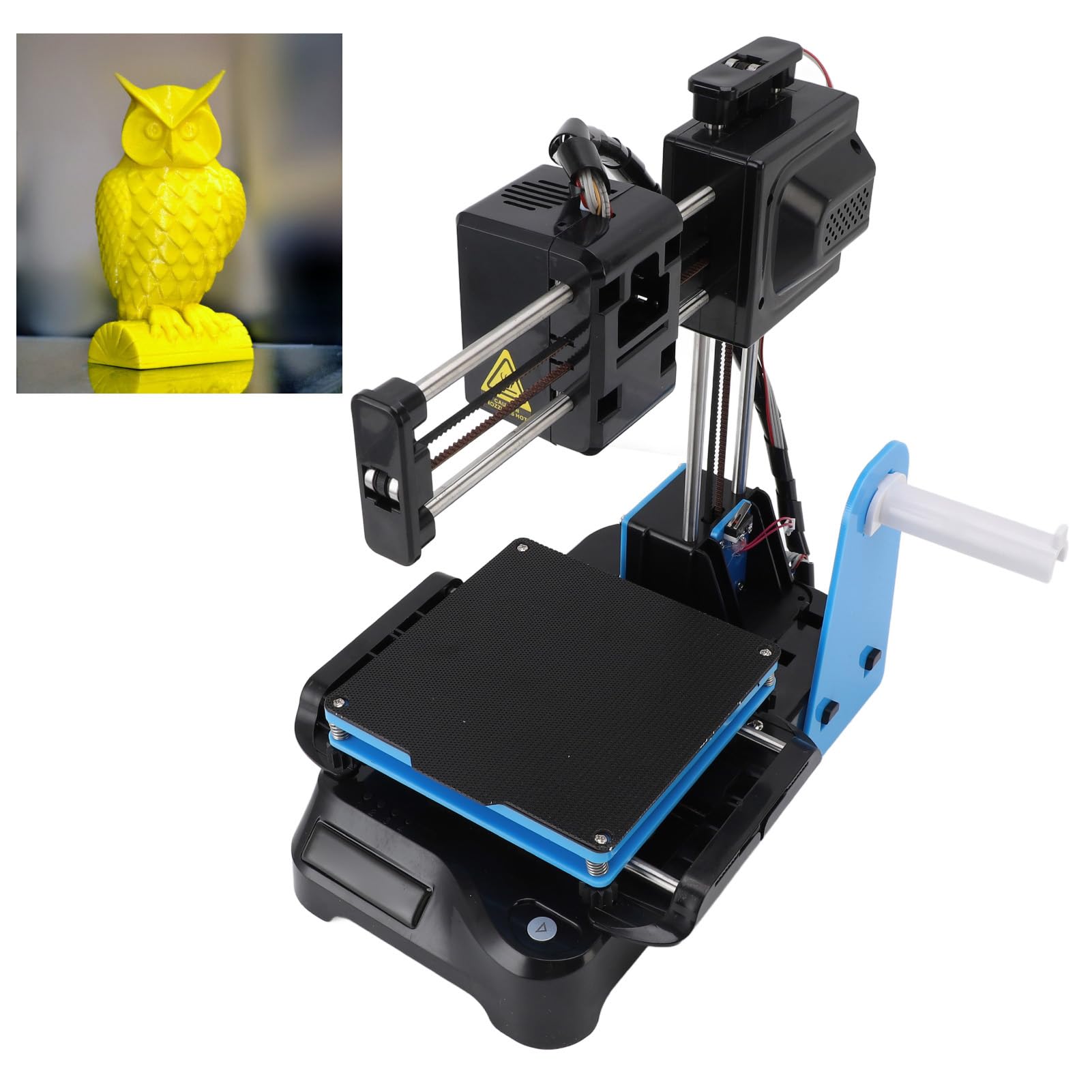 Piccola Stampante 3D, Macchina da Stampa 3D Desktop Portatile Compatta, Piattaforma Staccabile a Riscaldamento Rapido per Studenti Appassionati di Fai da Te per L'istruzione (#1)