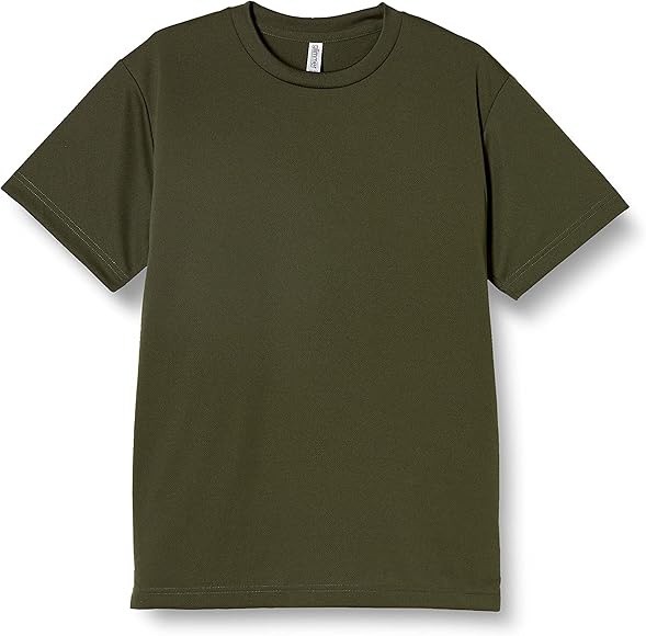 Amazon.co.jp: [グリマー] 半袖 4.4oz ドライTシャツ (クルーネック 