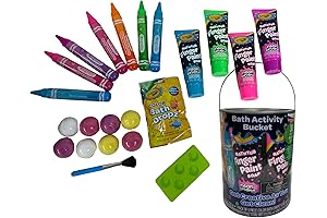 Crayola Bath Activity Bucket: A Neon Splash for Unforgettable Bath Time Fun