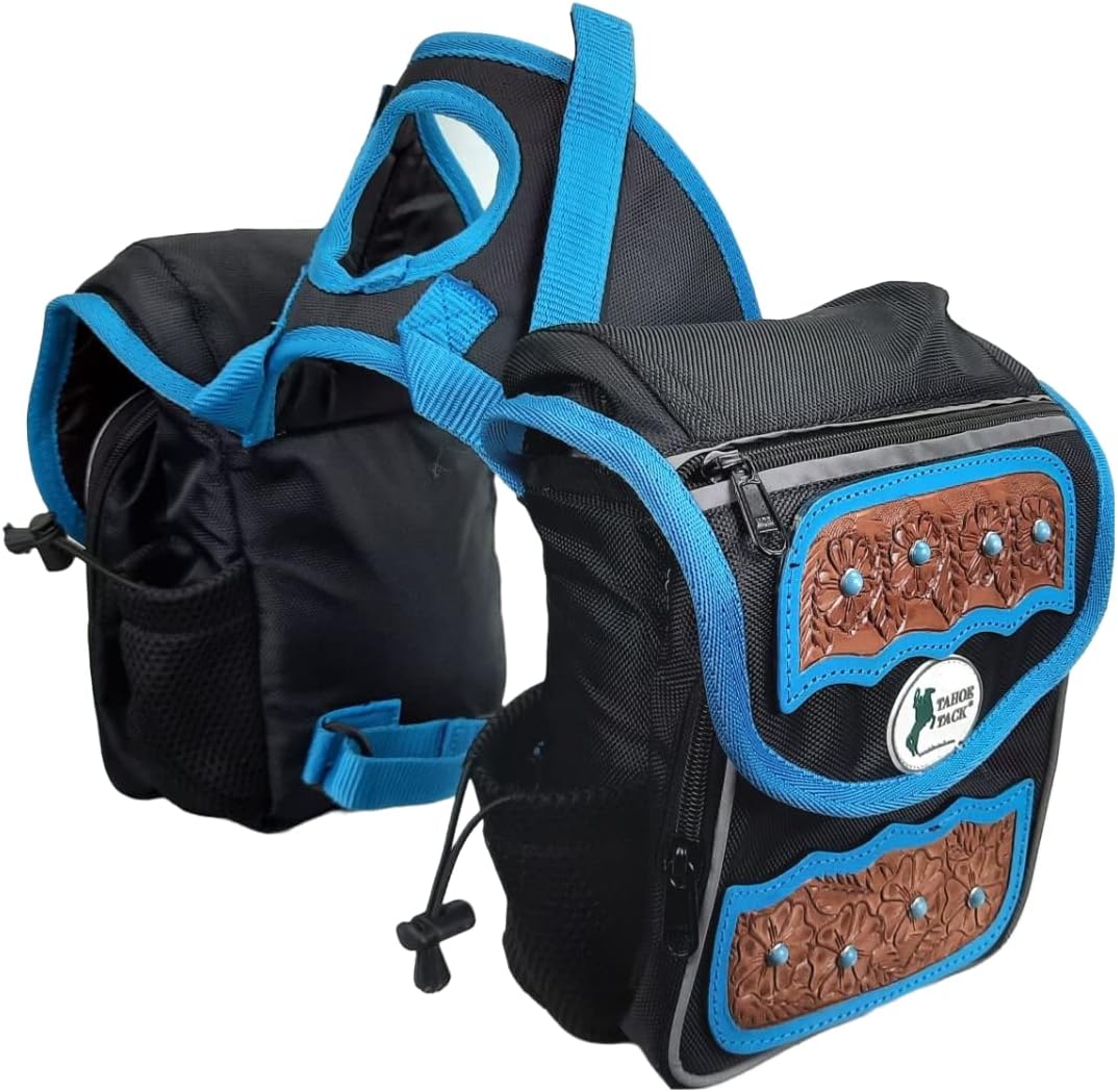 Sac Bride Nylon Rembourré Tahoe Tack - Motif Turquoise Fleur - 1680D - Neuf