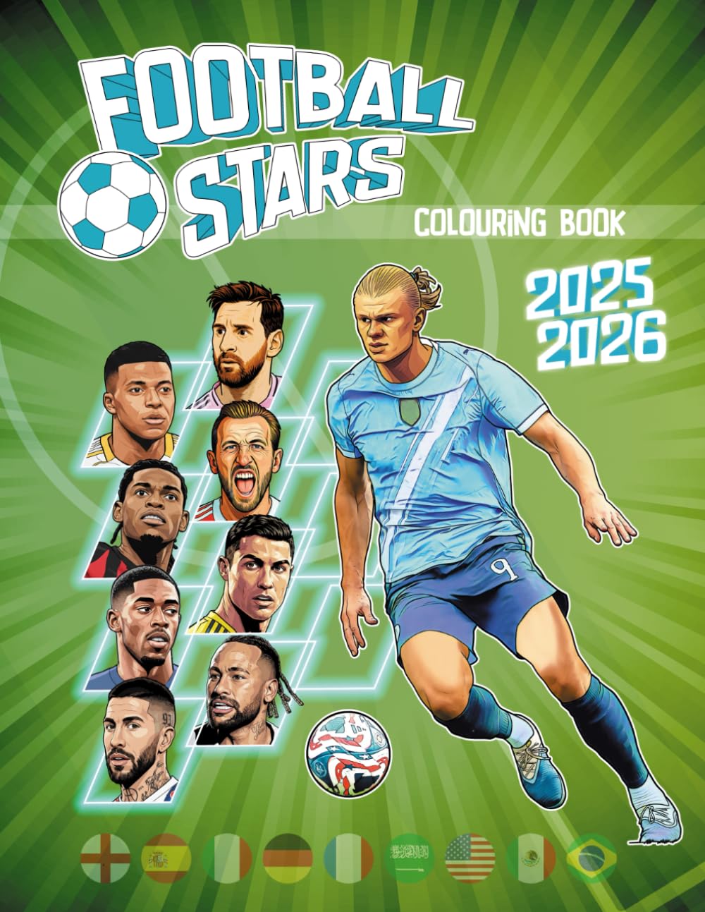 Football Stars Coloring Book