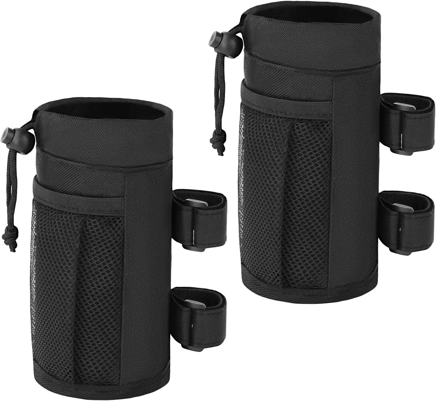 NTTR Bike Water Bottle Holder Bag,2 Pcs Bike Cup Holder with Mesh