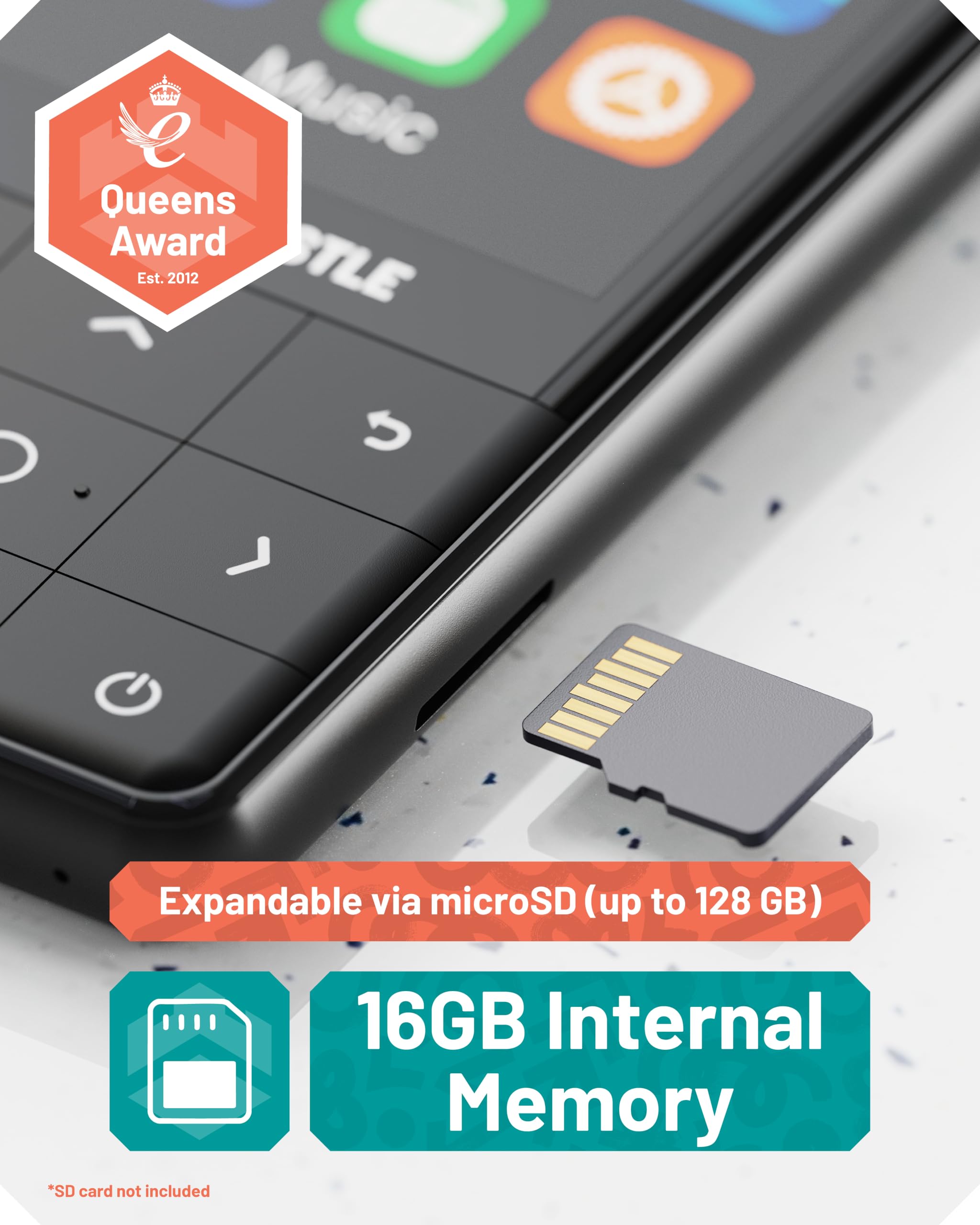 OAKCASTLE MP300 Reproductor de Música MP3 con Bluetooth