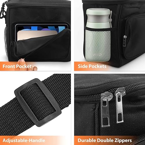 Miniatura 5 de Lonchera térmica para mujeres y hombres  Lonchera grande reutilizable para el trabajo, oficina, picnic, senderismo, playa, a prueba de fugas,