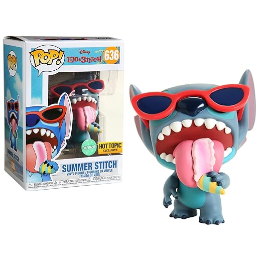 Funko Pop! Disney: Lilo &Amp; Stitch - Summer Stitch [Scented] #636 Exclusive [Sold Out!]