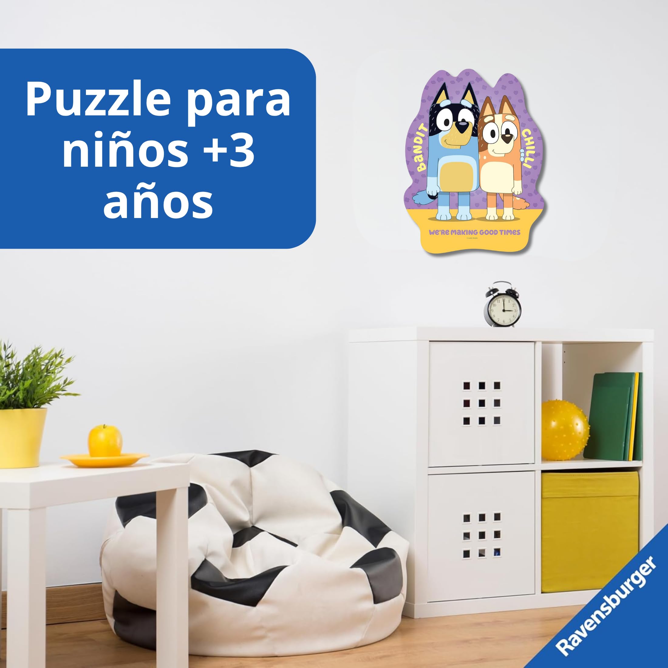 Ravensburger Bluey Toys - 4 rompecabezas de formas grandes (10, 12, 14, 16 piezas) a partir de 3 años - Regalos para niños Ravensburger Bluey Toys - 4 rompecabezas de formas grandes (10, 12, 14, 16 piezas) a partir de 3 años - Regalos para niños