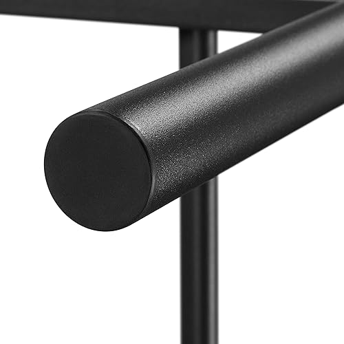 Miniatura 9 de Topeakmart Marco de cama de metal de estilo victoriano tamaño matrimonial con cabecero, base de colchón, no necesita somier, almacenamiento debajo