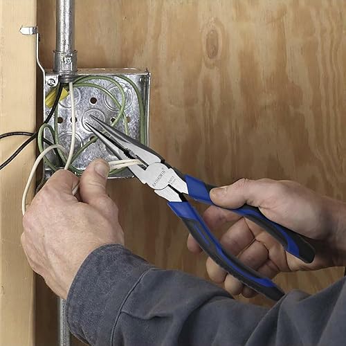 Miniatura 6 de KAIHAOWIN Alicates de punta de aguja de 8 pulgadas