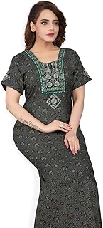 Printed Women Maxi, Heavy Alpine Fabric ,Hand Embroidery Work & Aari Work Apparel. Grey