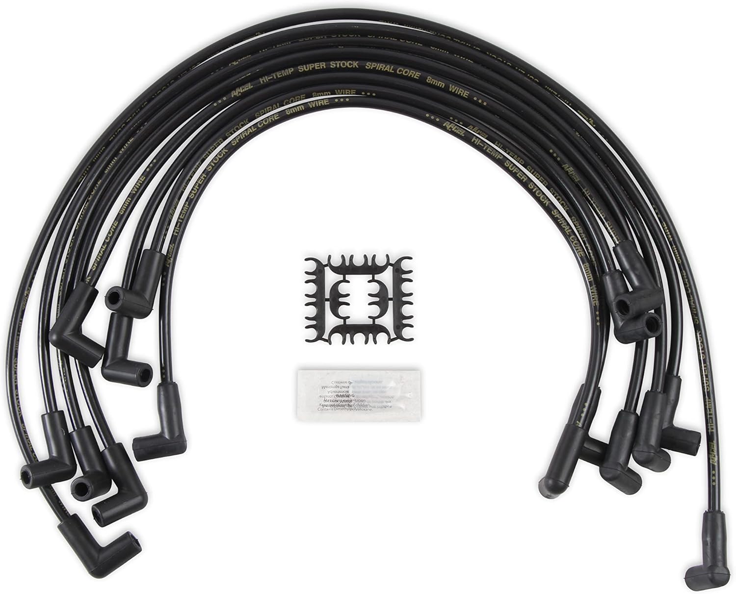 ACCEL 5048K Super Stock Spark Plug Wire Set - 90 Degree Boot - Black