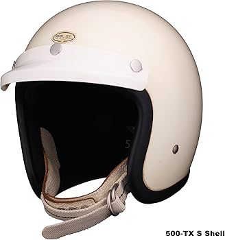 500-TX アイボリー　スモールジェットヘルメット S/M 箱付き 500-TX アイボリー スモールジェットヘルメット S/M 箱付き 500-TX