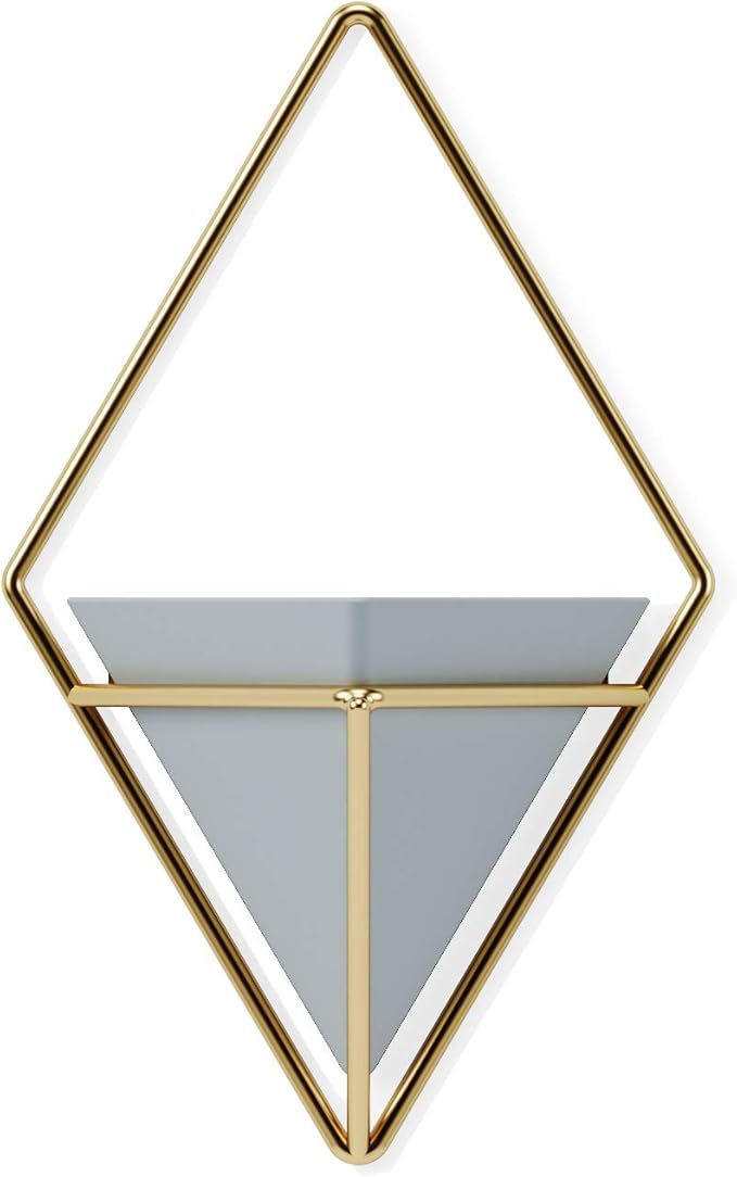 Umbra Trigg Hanging Planter Vase & Geometric Wall Decor