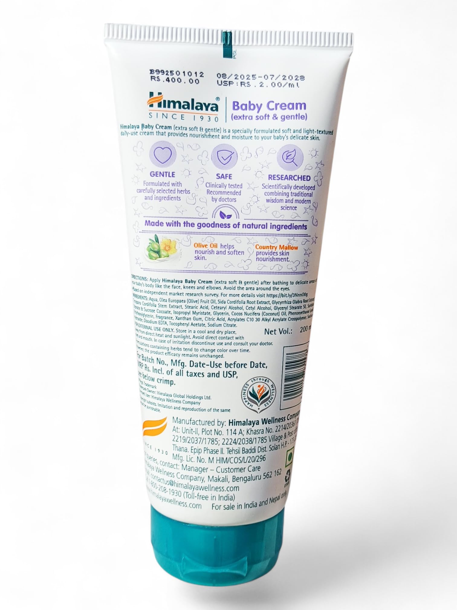 Himalaya Extra Soft & Gentle Baby Cream 200 Ml