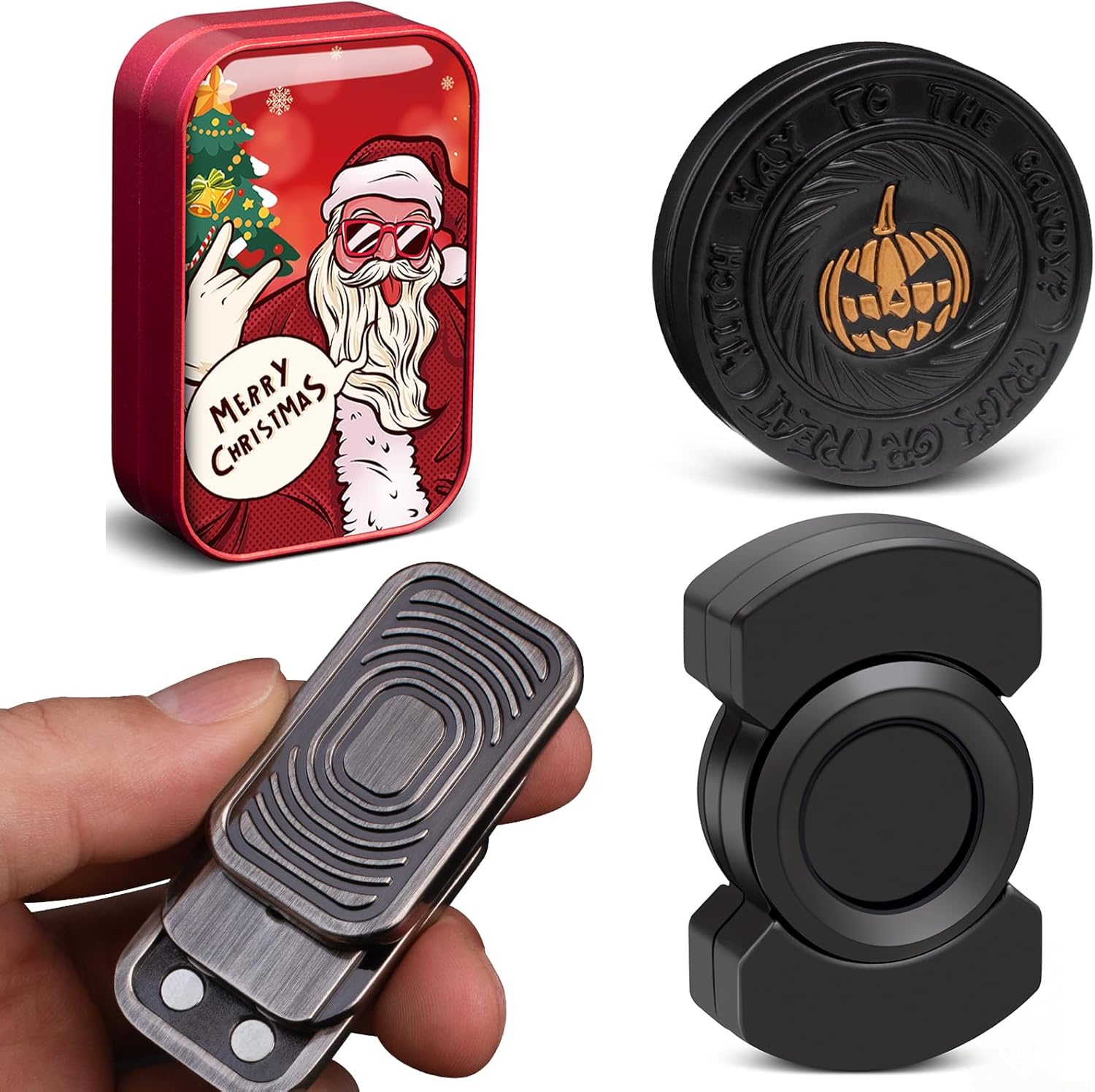 4 Pcs Metal Fidget Toys