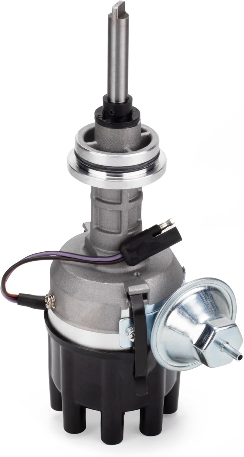 Ignition Distributor with Cap and Rotor Compatible with Chrysler Dodge & Plymouth Vehicles - V8 5.0L 5.2L 5.9L - Charger, Town & Country, Challenger, Dart, Dakota, Fury, 1972-1989,# 3438896