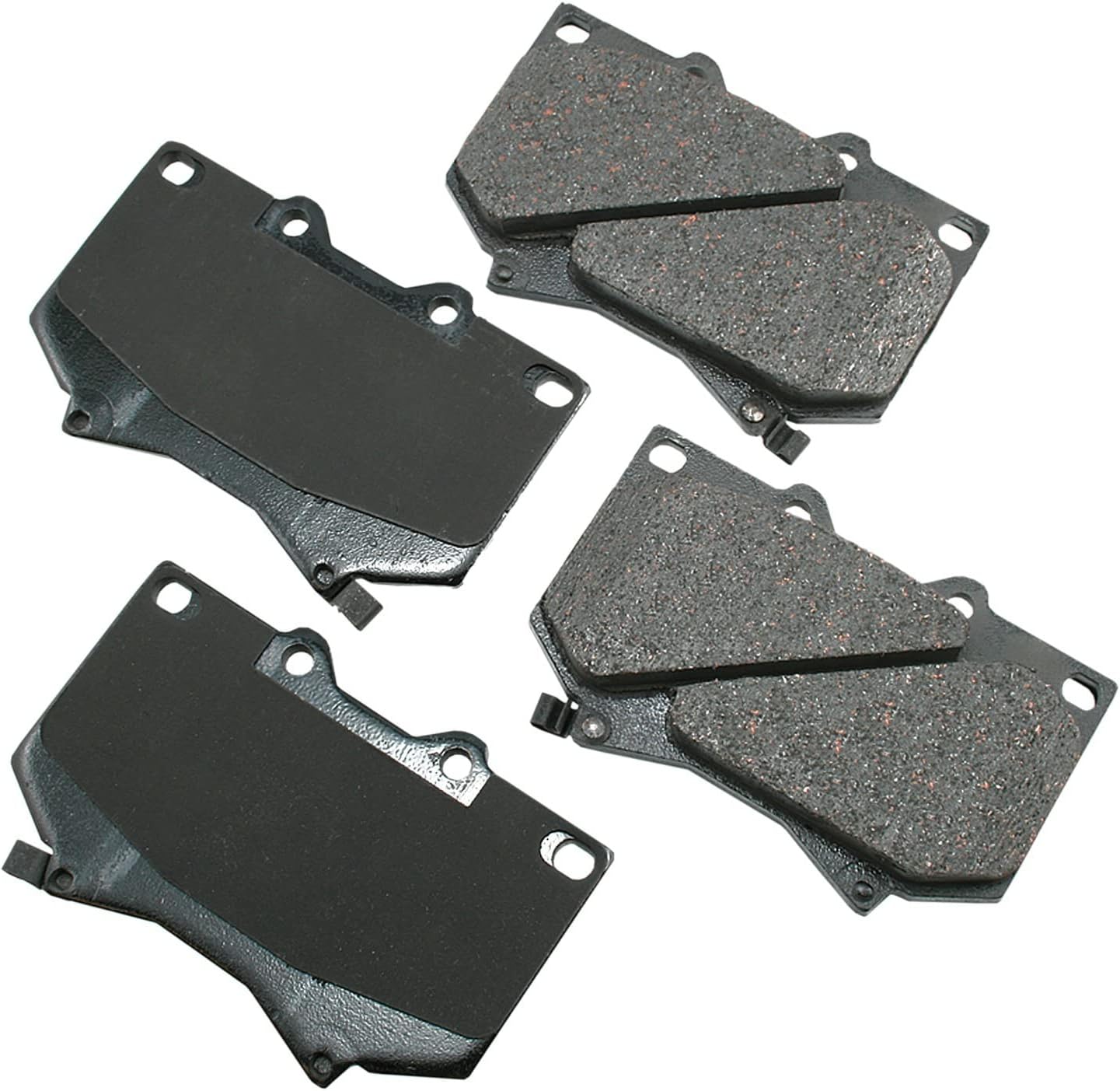 Akebono ACT812 Proact Ultra Premium Ceramic Disc Brake Pad kit , GREY