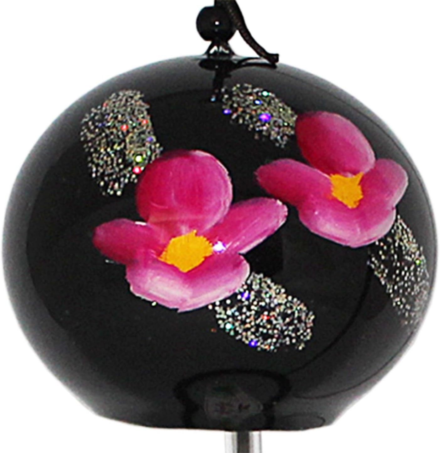 NIHON ICHIBAN Japanisches Glas Windspiel Schwarz Gingka Amazon.de Garten