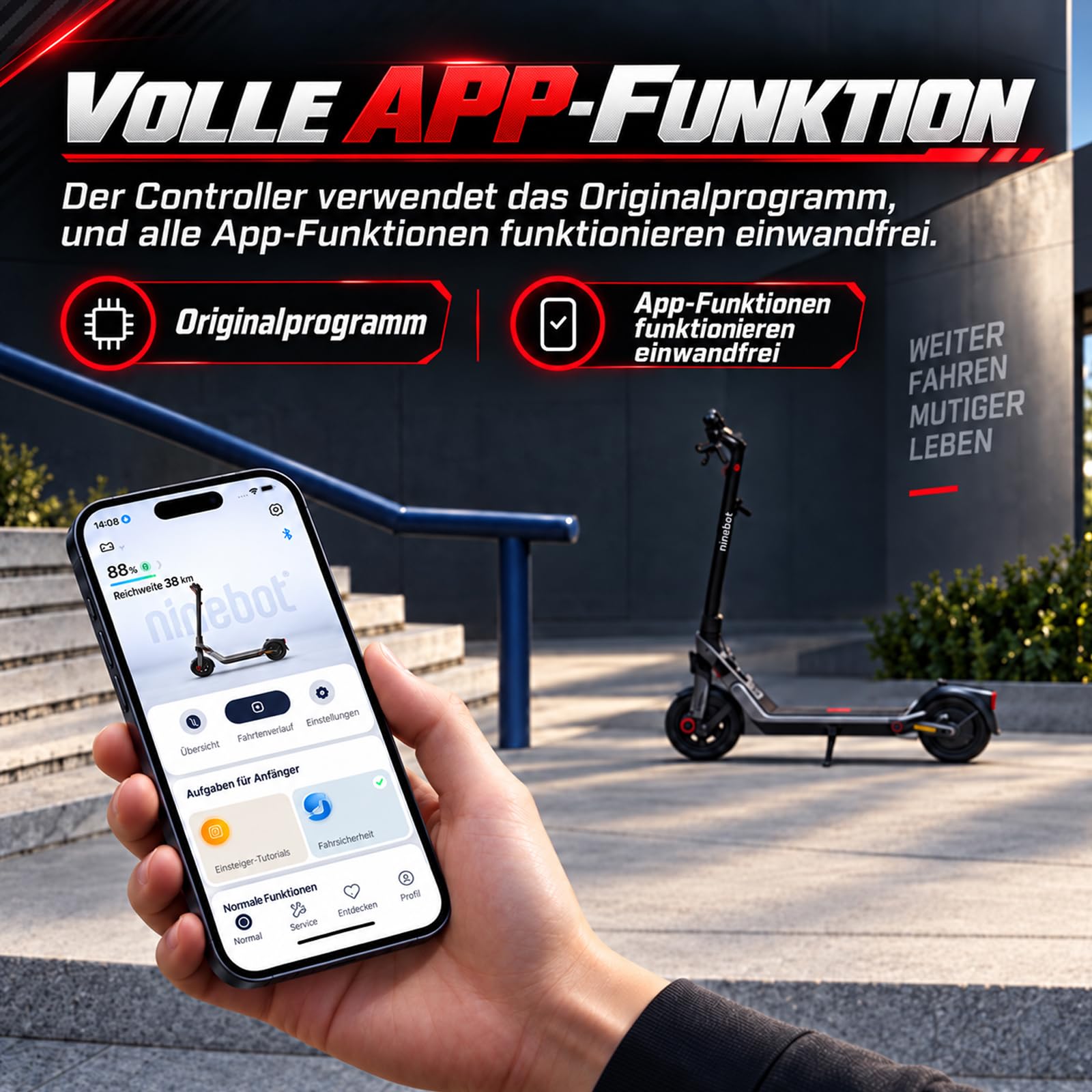 Tuning Chip Unlock Cable kompatibel mit Segway Ninebot ZT3 Pro D Elektro Scooter, Performance Upgrade Travd 35-40 km/h, Benutzerdefiniertes Lastloses Geschwindigkeitsfreigabekabel