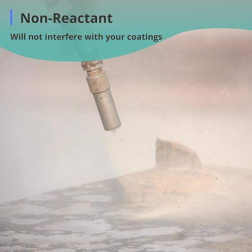 Miniatura 4 de Medios de explosión de óxido de aluminio de grano #100 (8 libras7.9 lbs), medios de chorro de arena de alta resistencia de larga duración, arena de