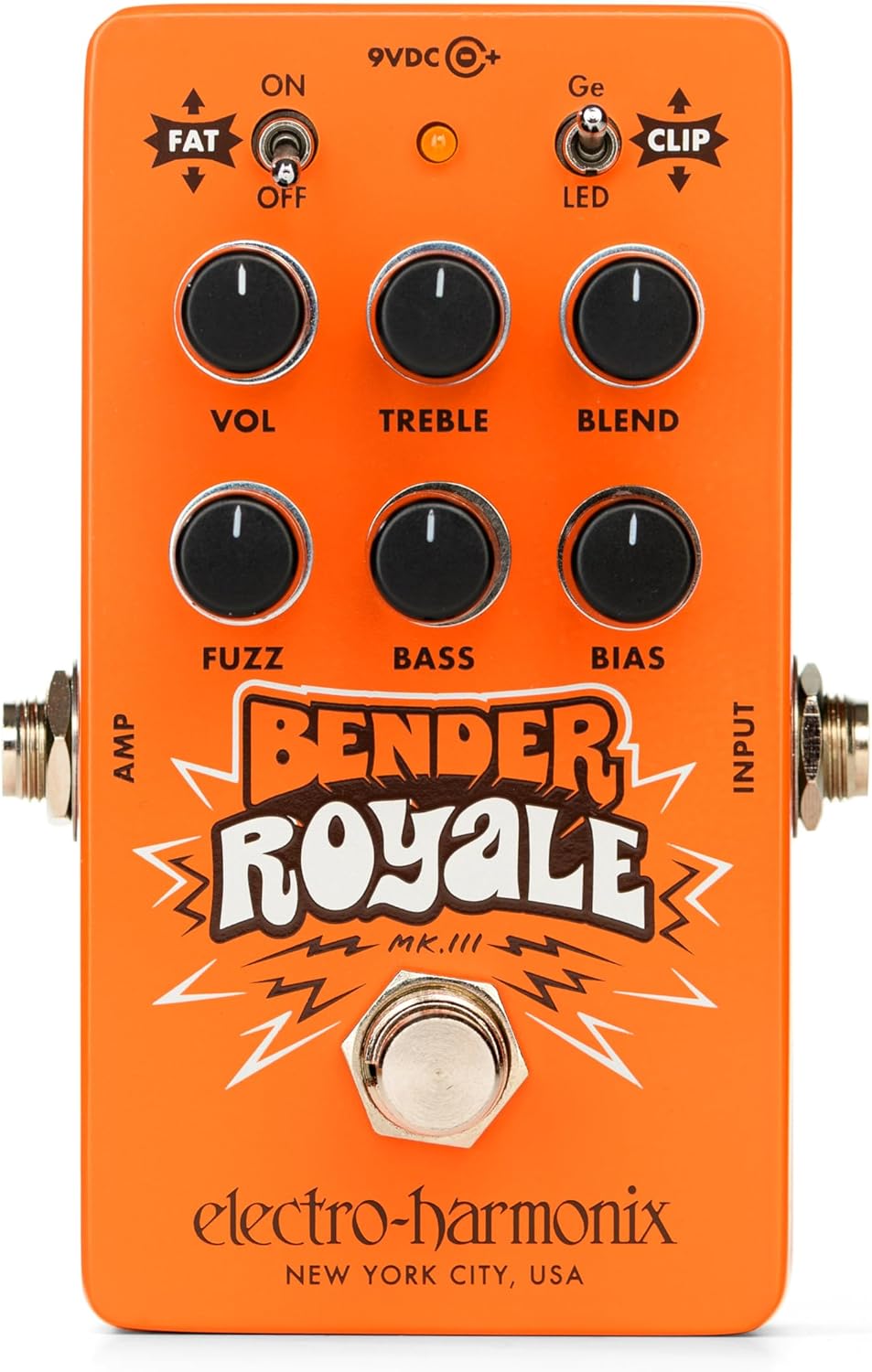 Electro-Harmonix Bender Royale Germanium Fuzz, Orange Version