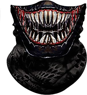 Skull Face Mask for Dust Wind Sun Protection Men Women Motorcycle Riding