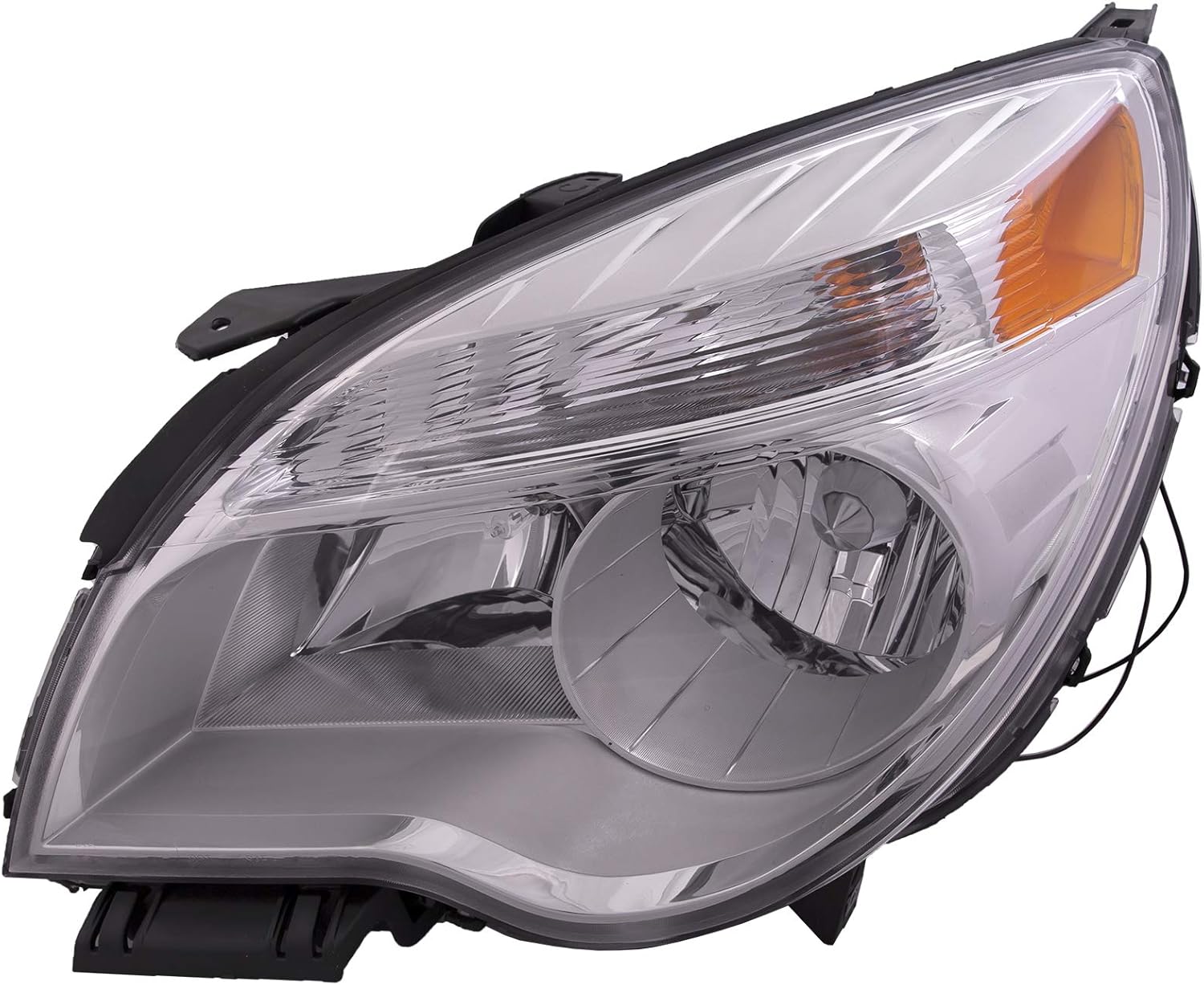 HEADLIGHTSDEPOT Chrome Housing Halogen Left Driver Headlight Compatible With Tiffin Allegro Bus 2014-2018