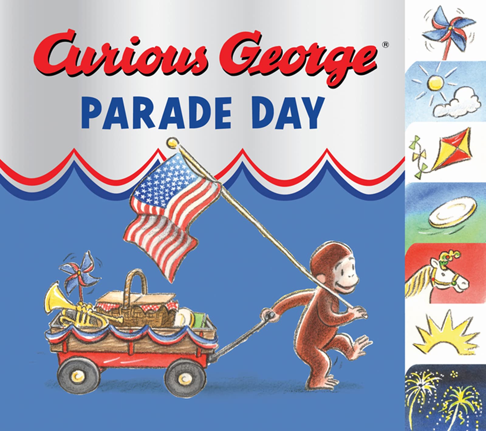 Curious George Parade Day Tabbed Board book – Picture Book, May 23, 2011