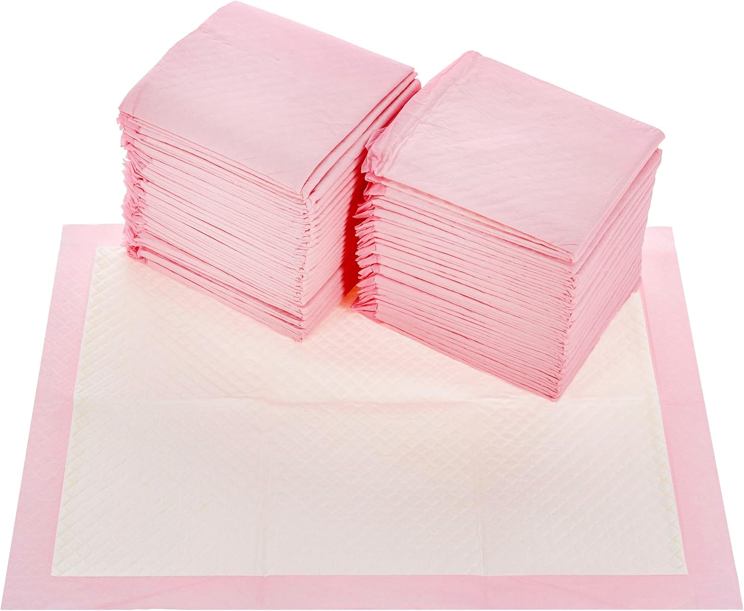 MiMu 100 Pack Cat Litter Box Liner Pads Unscented Cat Pad