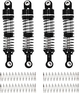 AMK TRX4M Shocks 52mm Metal Adjustable Absorber Springs Hydraulic Threaded Damper for 1/18 RC Crawler TRX4M Upgrades