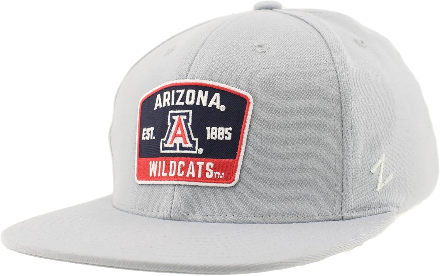 ZHATS Standard NCAA Officially Licensed Fitted Hat M15Z Switchback Light Gray, Grey, Large