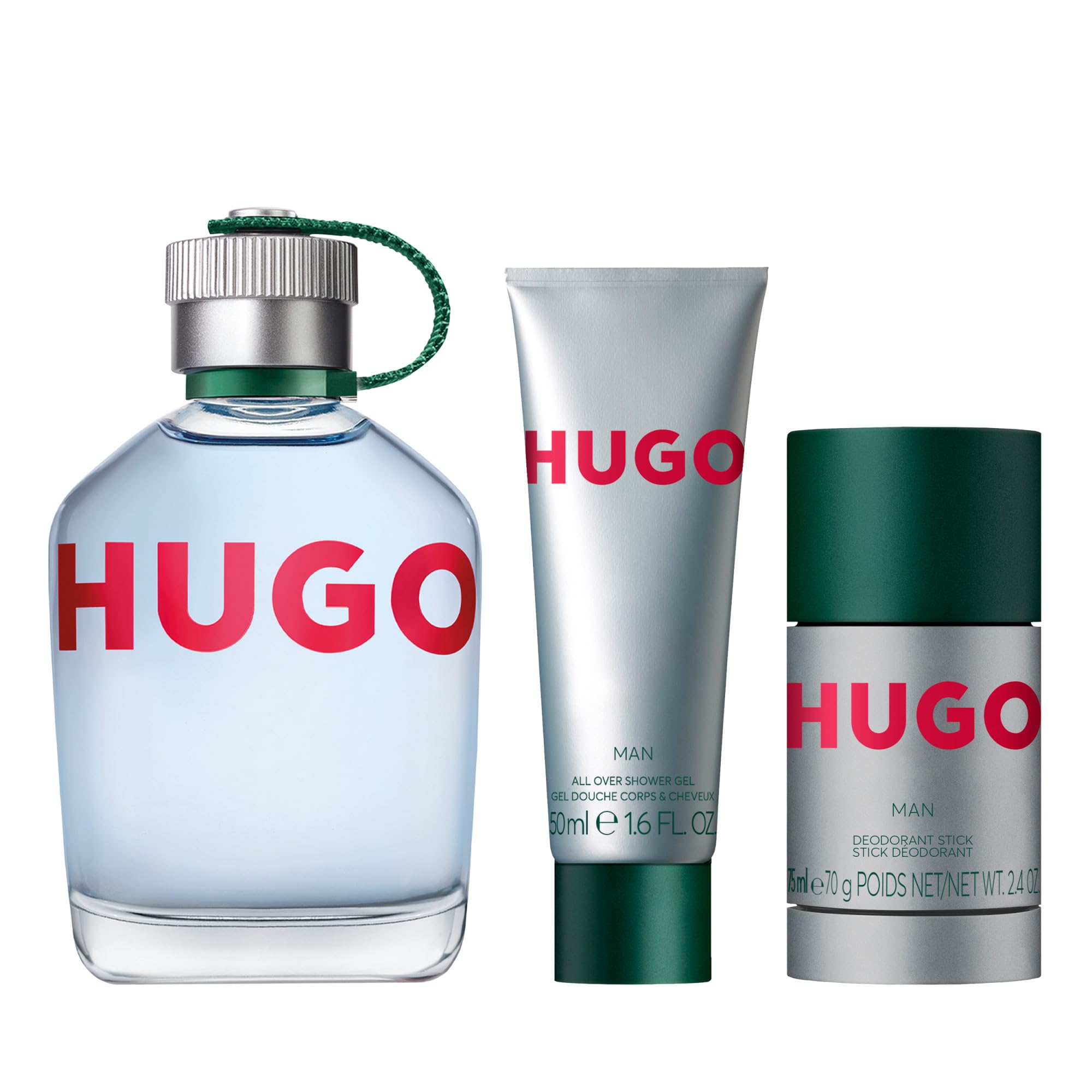 Hugo Boss Hugo Man Eau de Toilette Fresh Aromatic Cologne With Notes of Green Apple Fir Balsam Long