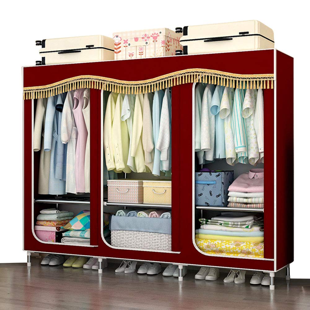 Armoire de rangement extra solide penderie durable en acier renforcé