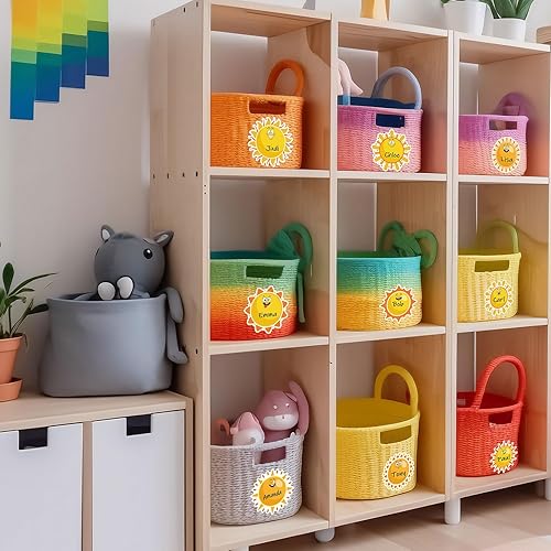 Miniatura 7 de JarThenaAMCS 135 calcomanías de nombre de sol, calcomanías de dibujos animados con forma de sol, divertidas calcomanías para tablón de anuncios para