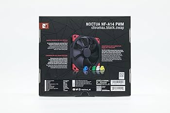 Amazon.com: Noctua NF-A14 PWM chromax.Black.swap, Premium