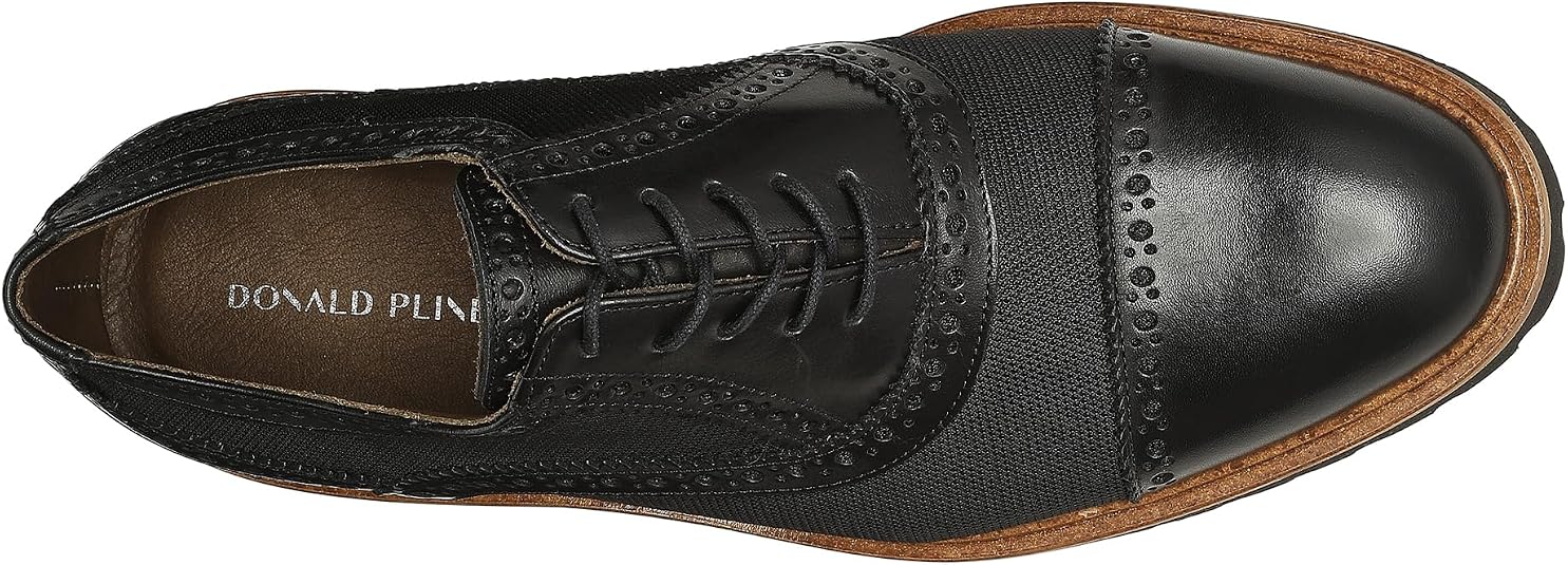Donald Pliner Jordinn Oxfords Mens Size 8 Cappuccino Brown Wingtip Leather/Nylon Donald Pliner Men main image 2