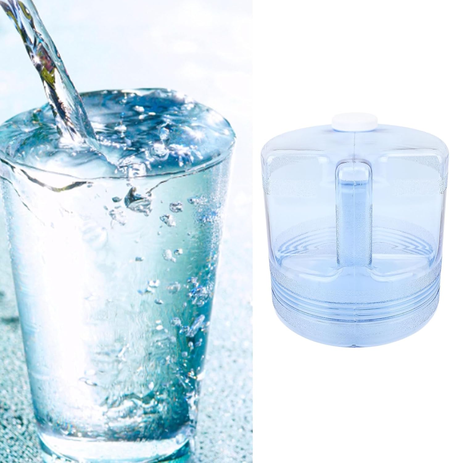 4L Water Distiller Container, 1 Gallon Plastic Water Carafe for Distiller, Replacement Distilled Water Container, Carafe for Distiller, Replacement Bottle for Countertop Distillers