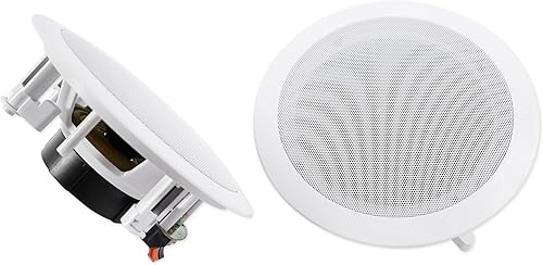 Miniatura 5 de Par Rockville hc655 6.5" 500 Watt techo Altavoces de cine en casa 8 ohmios