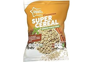 Awsum Snacks: Supercereal with Cinnamon & Chia Seeds, 6 oz - USDA Organic, Vegan, Gluten-Free