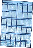 Vista 1 de Zerodeko Bolsa colgante para joyas, organizador de múltiples bolsillos, bolsa montada en la pared para el hogar